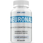 Neuronal - Brain Boost Matrix Supplement - Memory Booster Dietary Supplement for Focus, Memory, Clarity, & Energy - Advanced Cognitive Formula for Maximum Strength - 60 Capsules (1 Pack)
