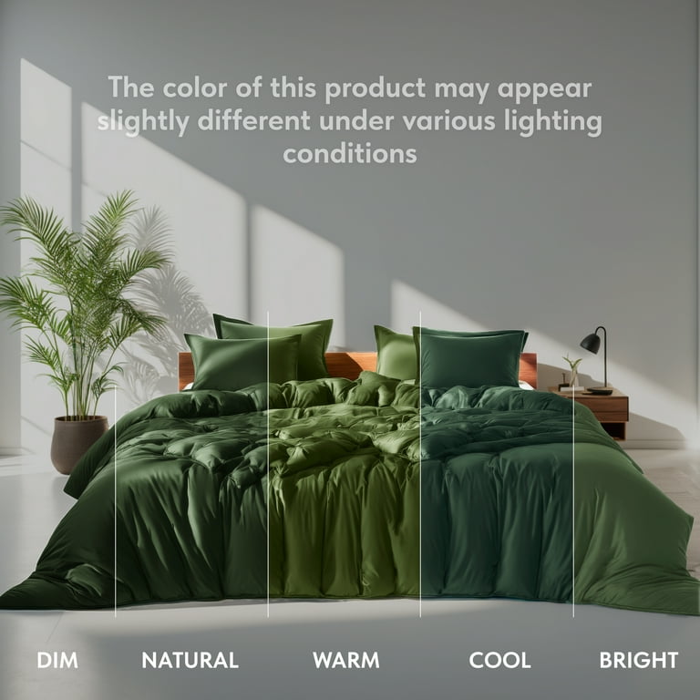 Dark green pillow shams 2025