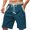 Navy, variant on Maean Men's Shorts 7 Inch Casual Drawstring Elastic Waist Summer Beach Vacation Shorts with Pockets