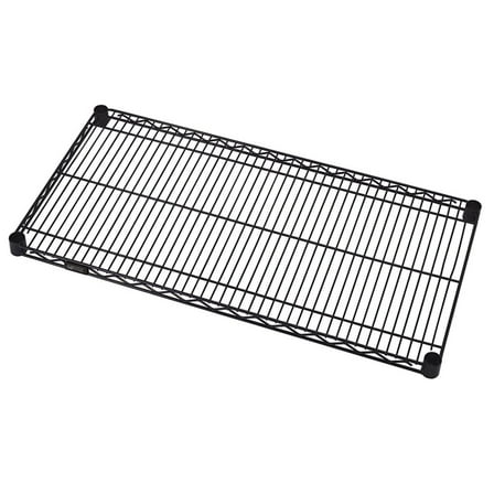 Quantum Storage Systems 2430BK Wire Add-On Shelf Black Epoxy 30" W x 24" D