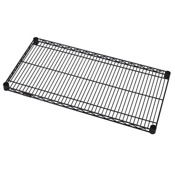 Quantum Storage Systems 2430BK Wire Add-On Shelf Black Epoxy 30" W x 24" D
