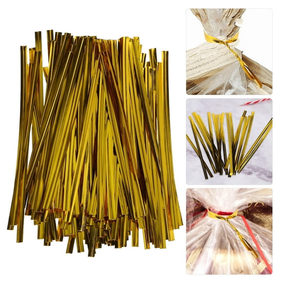 1600pcs Metallic Twist Ties For Bread Candy Bag Parties Decorative Ties Metal Wire Ties For Food And Present Wrapping Ideal For Home Party