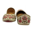 thumbnail image 4 of Women's Thread Designer Mutti Jooti for Ladies Wedding Handmade Khussa Flat Shoes US 6/ EURO 36, 4 of 5