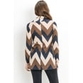 thumbnail image 3 of Shawl Collar Zigzag Maternity Knit Tunic Sweater, 3 of 3