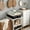 Black and White, variant on Large Fabric Storage Baskets 54.5L Laundry Organizer Bins with Handles, Jumbo 17" x 13" x 15" – Nursery, Toy, Cloth, Linen, Closet Storage Bins, Grey and White, 3-Pack