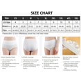 thumbnail image 6 of Women's High Waisted Cotton Underwear Soft Breathable Panties Stretch Briefs Ladies Panties 5 Pack, 6 of 7