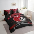 thumbnail image 2 of Erosebridal 7 Pieces Bed in a Bag Twin Bedding Set with Sheets,Football Comforter Sets for All Season,1 Comforter, 2 Cushion Cases, 1 Flat Sheet, 1 Fitted Sheet, 2 Pillowcases, 2 of 5