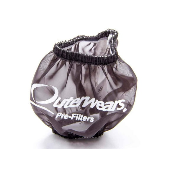 Outerwears OUT10-1013-01 3 in. Breather Pre-Filter, Black