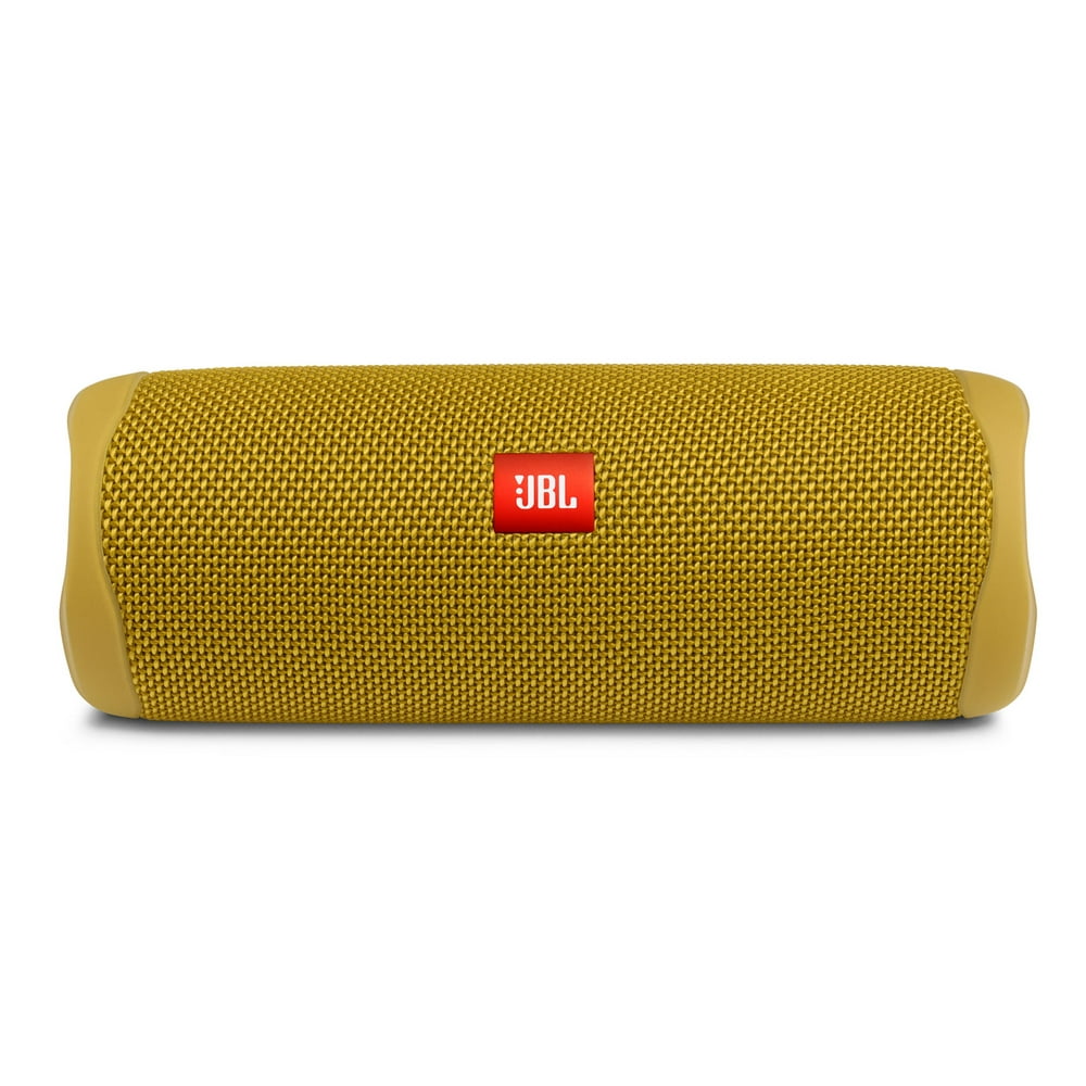 JBL Portable Bluetooth Speaker with Waterproof, Yellow, JBLFLIP5YELAMB