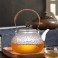 thumbnail image 1 of Tetera de vidrio Soledad de 900ml con Infusor de té resistente al calor, 1 of 10