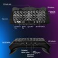 TIMOVO Wireless Keyboard for PS5 Edge Dualsense Controller with RGB
