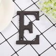 thumbnail image 4 of Números Letras Metal Hierro Fundido Letrero para El Número Casa DIY Pared (Letra) (E), 4 of 7