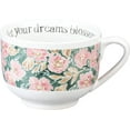 thumbnail image 2 of PRIMITIVES BY KATHY Let Your Dreams Blossom Stoneware Coffee Mug in Floral, 2 of 3