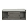 thumbnail image 5 of Small Storage Bench for Entryway with Seating and Cabinets, Shoe Storage Bench with Doors, End of Bed Storage Bench - Multicolor, 5 of 8