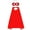 Red, variant on Kids Boys Summer Cloak Cape DIY Doodle Performance Wear With Loose Casual Top For Daily Wear Age 3 14