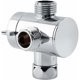 thumbnail image 1 of Cabezal de ducha multifuncional de 3 vías con desviador, adaptador de cabezal de ducha con brazo de ducha montado, piezas de repuesto para grifo en T G1/2" para fregadero de cocina Ephé, 1 of 5