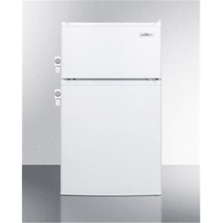 Accucold CP351WLLADA Compact 2 Door Refrigerator-Freezer for ADA Height Counters with Side