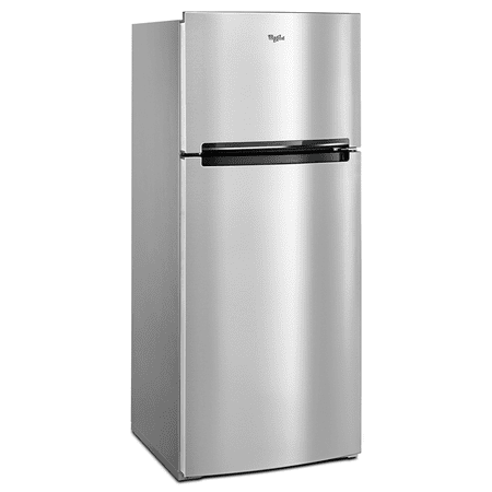 Whirlpool - 17.6 Cu. Ft. Top-Freezer  Fingerprint Resistant Refrigerator - Stainless Steel