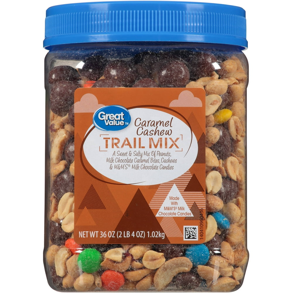 Great Value Caramel Cashew Trail Mix, 36 oz - Walmart.com - Walmart.com