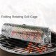 thumbnail image 5 of Barbecue Rolling Grill Basket BBQ Net Tube Grill Basket Grid Open BBQ Grill for Travel Camping Picnic BBQ Accessories-B, 5 of 5