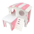 thumbnail image 2 of Hamster House Plastic DIY Double Layer Small Animal Hideout Hamster Play Hut, 2 of 10