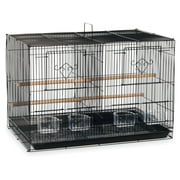 Prevue Pet Products Divided Flight Cage - Black
