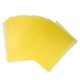thumbnail image 2 of 50 Uds B5 transparente PP encuadernación película cubierta perforadora carpetas de documentos (amarillo), 2 of 7