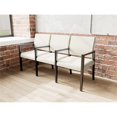 thumbnail image 5 of Pemberly Row Waiting Reception 3 Seat Tandem Seating Wood Frame in Beige, 5 of 5