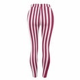 thumbnail image 5 of Felirenzacia Halloween Christmas Striped Leggings for Women Buttery Soft Funny Printed Leggings Hight Waisted Yoga Pants Halloween Pajama Pants, 5 of 7
