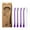 Purple, variant on Tunhigl 5-Piece Reusable Stainless Steel Straw Spoon Set - 3-in-1 Filter, Sip & Stir Multitool for Coffee, Milk Tea, Juice & More with Cleaning Brush | Eco-Friendly Metal Drinking Spoon Straws Black