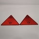 thumbnail image 5 of Paquete de 3 señales de advertencia reflectoras de seguridad, señal de seguridad triangular para vehículos de movimiento lento, reflectante de grado de ingeniería para camiones al aire libre, 5 of 5