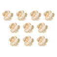 thumbnail image 5 of HEVIRGO 70Pcs Faux Flower Head Beautiful Multi-purpose DIY Clothing Accessories Fake Flower Head for Handicrafts,Champagne, 5 of 8