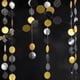 thumbnail image 2 of 35pcs Gold Silver Black Hanging Round Disc Garland Party Supplies Hanging Decoration Round Disc Streamer Round Streamers, 2 of 5