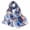 Blue, variant on Seductiva Mulberry Silk Scarfs Women Scarfs for Women Lightweight Print Floral Pattern Scarf Shawl Fashion Scarves Sunscreen Shawls and Wraps for Spring Polyester Scarf 1PC