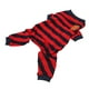 thumbnail image 1 of Pijamas A Rayas Para Mascotas, 4 Patas, Fáciles De Poner Y Quitar, Pijamas Elásticos Para Mascotas, Rojo, Azul, Cómodos Para El Paseo Diario, 1 of 7