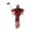 I, variant on XHKUYI Hanging Gauze Ghost 15.7 Inch, Draped Ghost Bride and Reaper Style Figure with Soft Cloth Look and Suspended Shape, Halloween Yard Hanging Decor for Porch Tree Doorway Party Scene Display