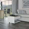 thumbnail image 2 of TUHOME Luanda Table Basse à Plateau Relevable avec Rangement Dissimulé et Roulettes, Multicolore, 2 of 9