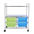 thumbnail image 6 of 4 Drawers Shelves Rolling Storage Cart Rack, 6 of 9