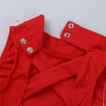 thumbnail image 6 of vastwit Kids Girls 2 Piece Ballet Dance Outfits Sleeveless Crew Neck Crop Tops with Shorts Set Red 12, 6 of 8