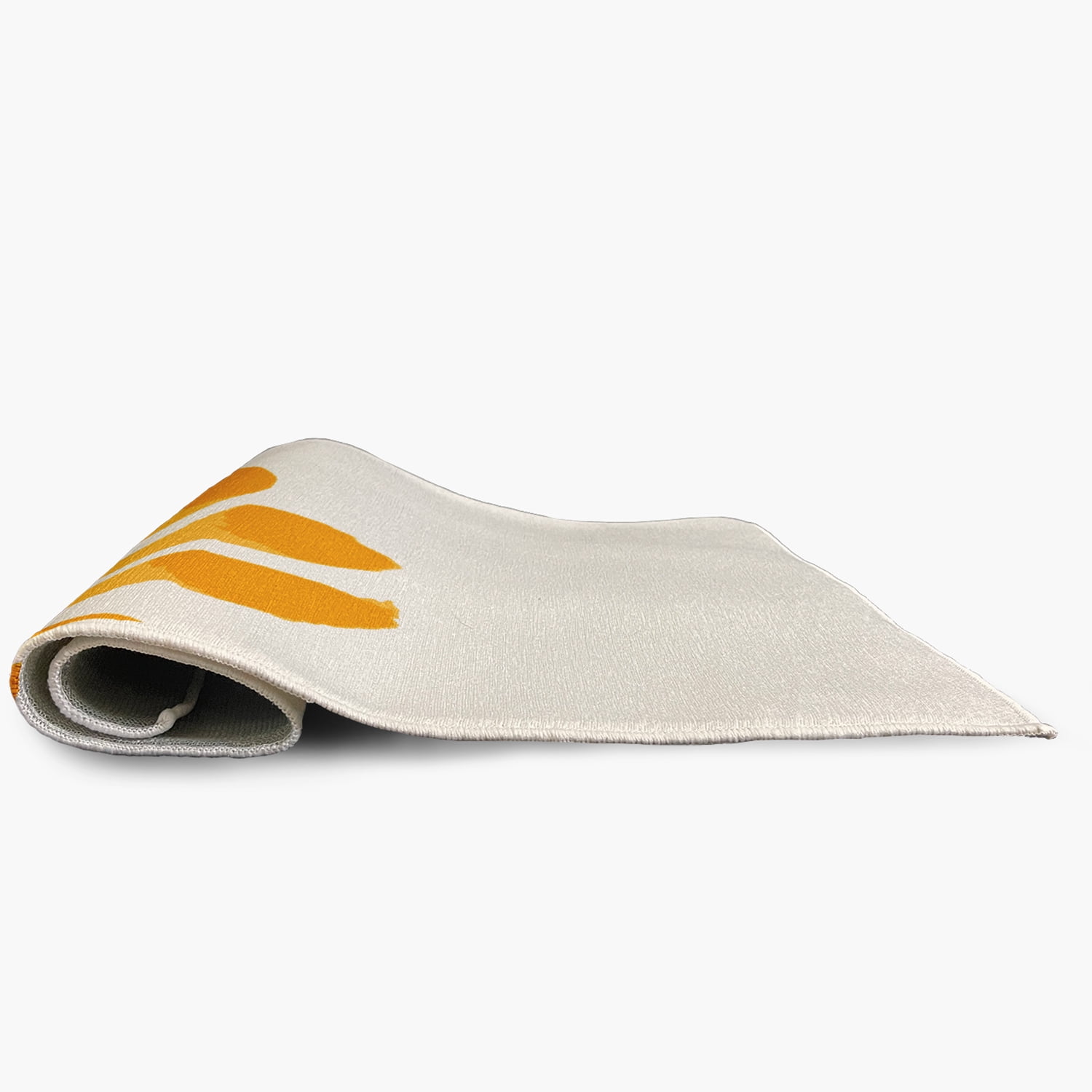 Simply Daisy 5' x 7' Yellow Petals Spring Chenille Indoor/Outdoor Rug