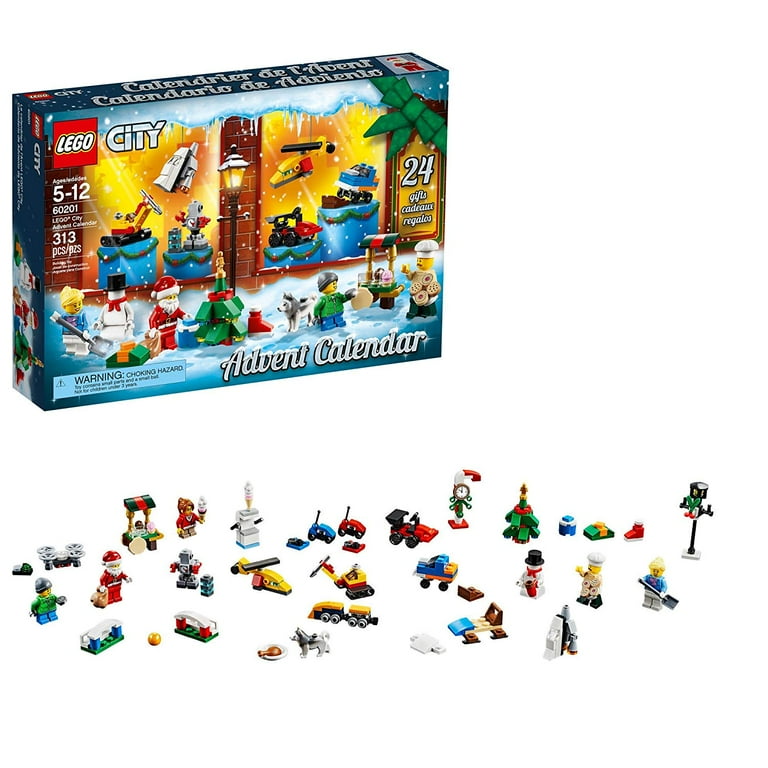 Alarmerende Portal atomar LEGO City Advent Calendar 60201, New 2018 Edition, Minifigures, Small  Building Toys, Christmas Countdown Calendar for Kids (313 Pieces) -  Walmart.com
