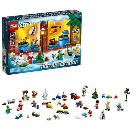 LEGO City Advent Calendar 60201, New 2018 Edition, Minifigures, Small Building Toys, Christmas Countdown Calendar for Kids (313 (The Best City Building Games)