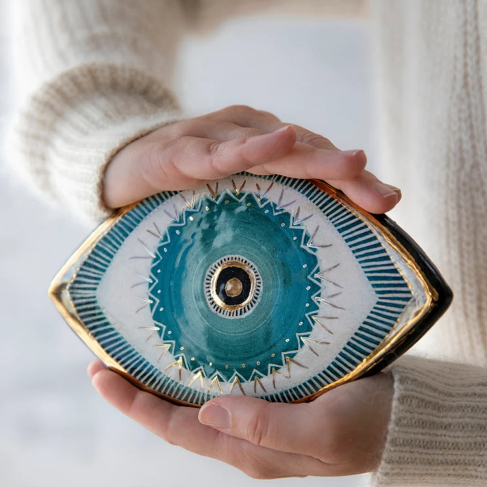 Handmade Ceramic Evil Eye * The Eye Large / Wall Hanging