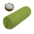 thumbnail image 2 of GARENDE Yoga Bolster Machine Washable Cover Yoga Pillow for Balance Restorative Yoga Cylinder Green, 2 of 9