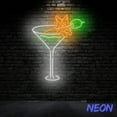 thumbnail image 3 of Handmadetneonsign Shiba In A Martini Neon Sign, Martini Neon Light, Bar Wall Art, Dog Home Wall Decor 92436, 3 of 5