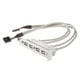 thumbnail image 2 of 2X Cable de Extension Placa Base 4 Puerto USB 2.0 A 9 Pin Cabeza, 2 of 5
