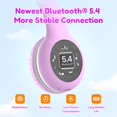 thumbnail image 4 of Auriculares Bluetooth EarFun K2 Kids con límite de volumen 40H Violet, 4 of 8