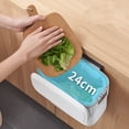 thumbnail image 5 of Hanging Trash Can with Lid for Kitchen Cabinet Door or Under Sink, 2.4 gal Compost Bin for Countertop, Bathroom, 5 of 6