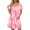 Hot Pink, variant on Women Summer Maxi Dresses Women's Fashion Summer Print Short-sleeved V-neck Casual Dress