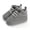 Gray, variant on Fymall Baby Boy Soft Sole Lace-up Casual Prewalker Shoes 0-18M